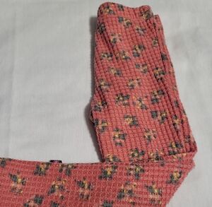 Girls Toddler Pants Pink Floral Kids Casual Bottoms